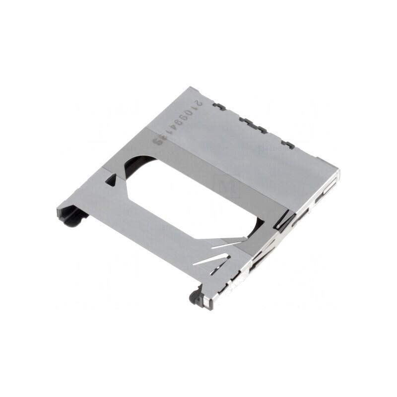 Conector MMC/SD Push-Push SMT 9 PIN | Electronic-mag.ro | Componente Electronice