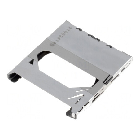 Conector MMC/SD Push-Push SMT 9 PIN | Electronic-mag.ro | Componente Electronice
