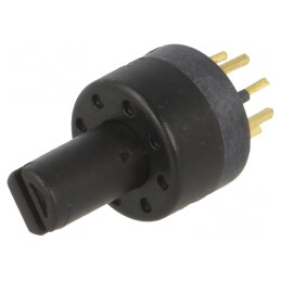 Comutator Rotativ 4 Pozitii 0.5A 24VDC 45° | Electronic-mag.ro | Componente Electronice