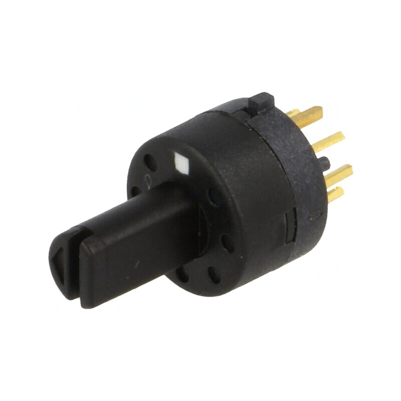 Comutator Rotativ 45° 0.5A 24VDC 1 Secțiune | Electronic-mag.ro | Componente Electronice