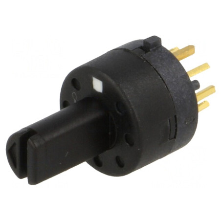 Comutator Rotativ 45° 0.5A 24VDC 1 Secțiune | Electronic-mag.ro | Componente Electronice