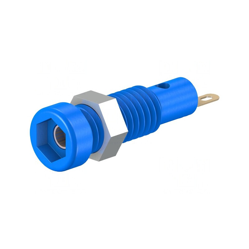 Soclu banană 2mm 10A 23,3mm Albastru Panou 60VDC | Electronic-mag.ro | Componente Electronice Soclu banană 2mm 10A 23,3mm Albastru Panou 60VDC | Electronic-mag.ro | Componente Electronice