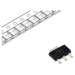 Stabilizator de tensiune LDO 12V 0,5A SOT223 | Electronic-mag.ro | Componente Electronice