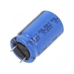 Condensator electrolitic THT 1,5mF 50V 16x25mm 3000h | Electronic-mag.ro | Componente Electronice