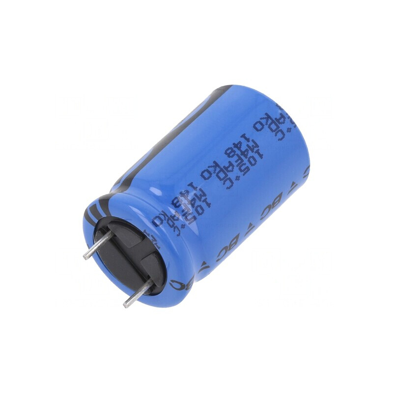 Condensator electrolitic THT 1,5mF 50V 16x25mm 3000h | Electronic-mag.ro | Componente Electronice