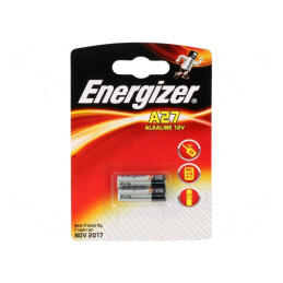 Baterie alcalină 12V 27A nereîncărcabilă Ø8x28mm | Electronic-mag.ro | Componente Electronice