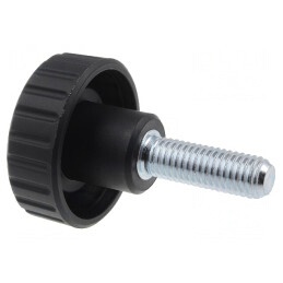 Buton de Reglare Poliamidă 40mm M10 30mm | Electronic-mag.ro | Componente Electronice