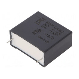 Condensator Polipropilenă DC-Link 2uF 16.7mΩ THT ±5% | Electronic-mag.ro | Componente Electronice