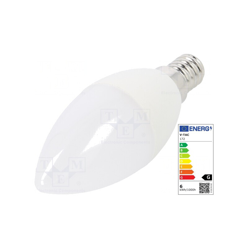 Lampă LED E14 5.5W 4000K 470lm | Electronic-mag.ro | Componente Electronice