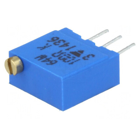 Potentiometru Multitura 100Ω 500mW THT ±10% | Electronic-mag.ro | Componente Electronice