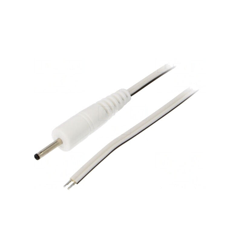 Cablu Alimentare Alb 0,5m 2x0,35mm2 DC 2,35/0,7 | Electronic-mag.ro | Componente Electronice Cablu Alimentare Alb 0,5m 2x0,35mm2 DC 2,35/0,7 | Electronic-mag.ro | Componente Electronice