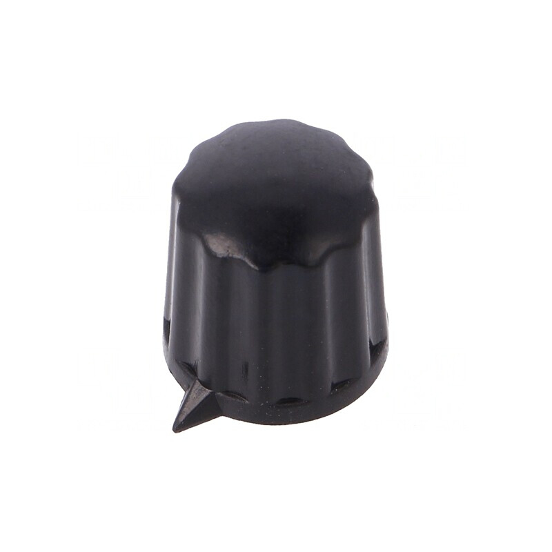 Buton Rotativ cu Indicator Negru 6mm ABS | Electronic-mag.ro | Componente Electronice