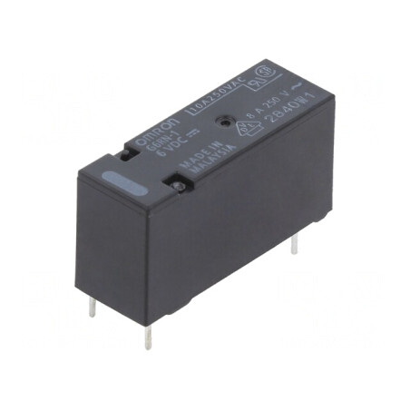 Releu electromagnetic SPDT 6VDC 8A | Electronic-mag.ro | Componente Electronice