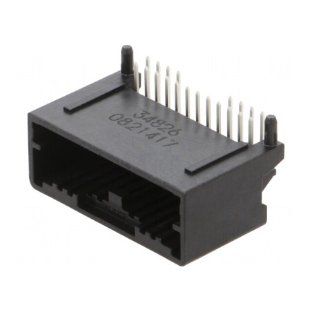 Conector Automotive Mini50 Tată Soclu PCB 20 PIN THT | Electronic-mag.ro | Componente Electronice
