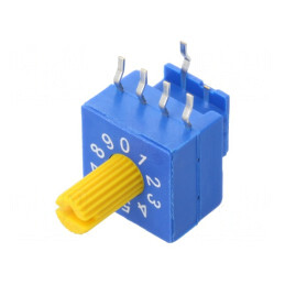 Întrerupător codificare DEC/BCD 10 poziții THT | Electronic-mag.ro | Componente Electronice