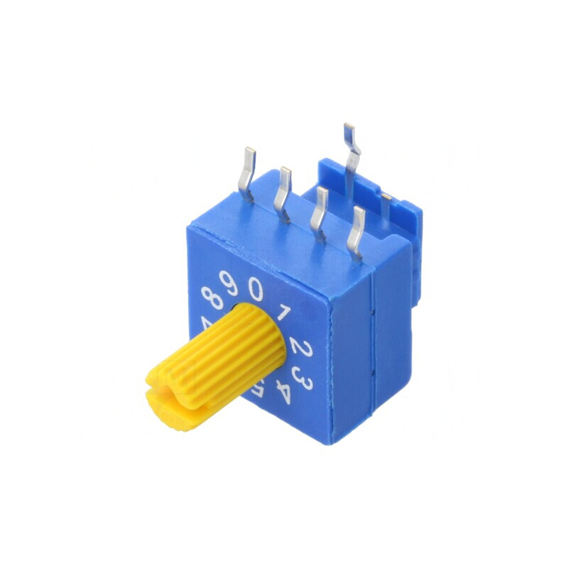 Întrerupător codificare DEC/BCD 10 poziții THT | Electronic-mag.ro | Componente Electronice