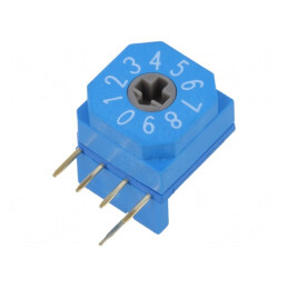 Întrerupător DEC/BCD 10 Poz THT 80mΩ | Electronic-mag.ro | Componente Electronice