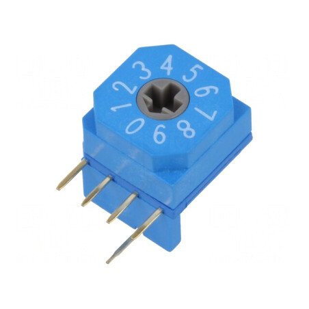 Întrerupător DEC/BCD 10 Poz THT 80mΩ | Electronic-mag.ro | Componente Electronice