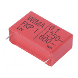 Condensator cu Polipropilenă 100nF THT ±10% | Electronic-mag.ro | Componente Electronice