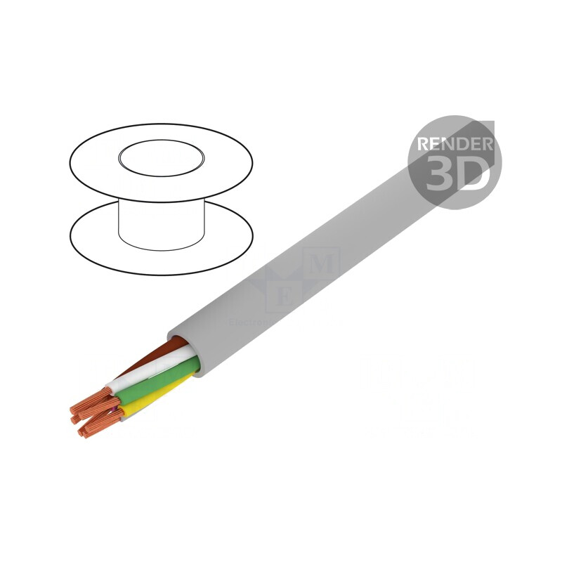 Cablu ecranat BiT LiYCY 6x0,75mm2 cu tresă de cupru cositorit | Electronic-mag.ro | Componente Electronice Cablu ecranat BiT LiYCY 6x0,75mm2 cu tresă de cupru cositorit | Electronic-mag.ro | Componente Electronice