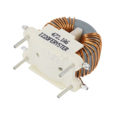 Inductor THT 4.7mH 1.6A 230VAC 10.2x20.3mm | Electronic-mag.ro | Componente Electronice