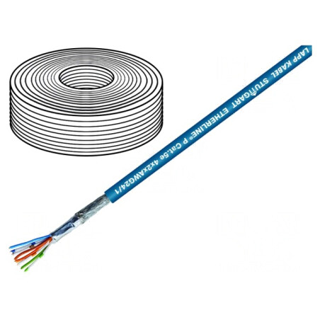 Cablu ETHERLINE® Cat.5e SF/UTP Cu LSZH 2x2x24AWG | Electronic-mag.ro | Componente Electronice