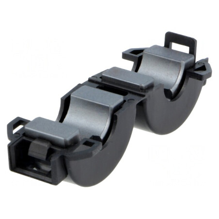 Ferită pe cablu rotund 10mm 50Ω 24,5mm | Electronic-mag.ro | Componente Electronice