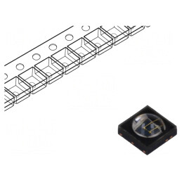 Emițător IR 860nm 1425mW 60° SMD