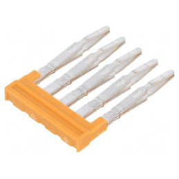 Punte cu Şuruburi 5 Piste Portocaliu Seria A | Electronic-mag.ro | Componente Electronice