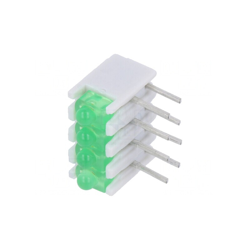 LED Verde cu 4 Diode și Lentilă Difuză 20mA | Electronic-mag.ro | Componente Electronice LED Verde cu 4 Diode și Lentilă Difuză 20mA | Electronic-mag.ro | Componente Electronice