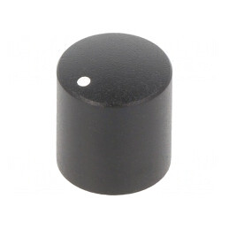 Buton rotativ cu indicator aluminiu termoplast 6mm | Electronic-mag.ro | Componente Electronice