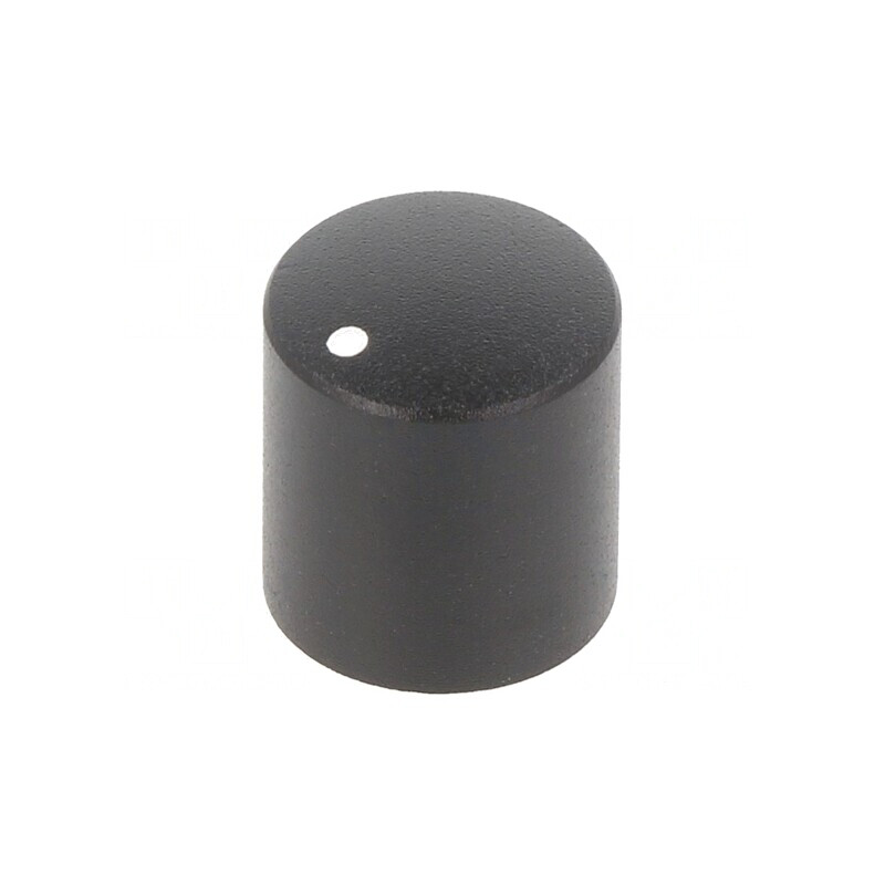 Buton rotativ cu indicator aluminiu termoplast 6mm | Electronic-mag.ro | Componente Electronice