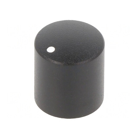 Buton rotativ cu indicator aluminiu termoplast 6mm | Electronic-mag.ro | Componente Electronice