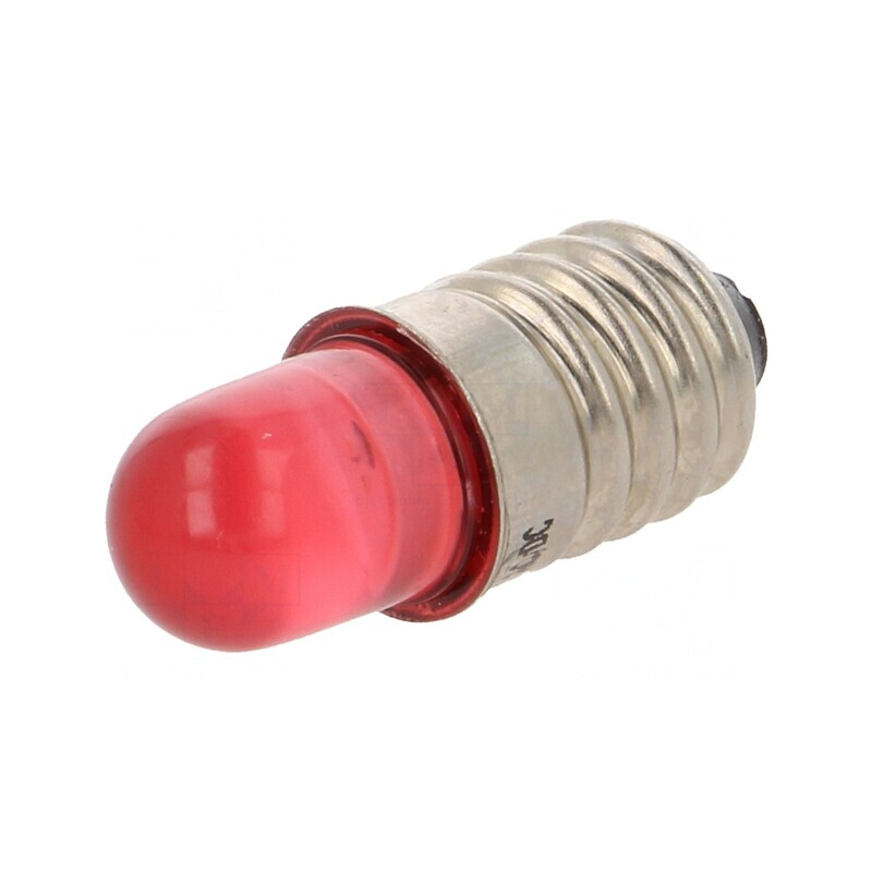 Lampă LED E10 12V Roșie | Electronic-mag.ro | Componente Electronice