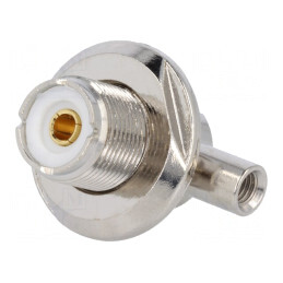 Soclu UHF SO-239 Mamă 90° RG58 | Electronic-mag.ro | Componente Electronice