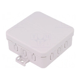 Cutie de Conexiuni IP20 Gri 85x85x37mm | Electronic-mag.ro | Componente Electronice
