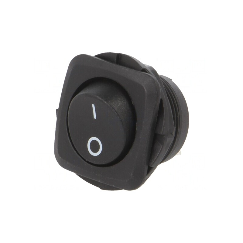 Comutator Balansoar ON-OFF 10A/28VDC Negru | Electronic-mag.ro | Componente Electronice
