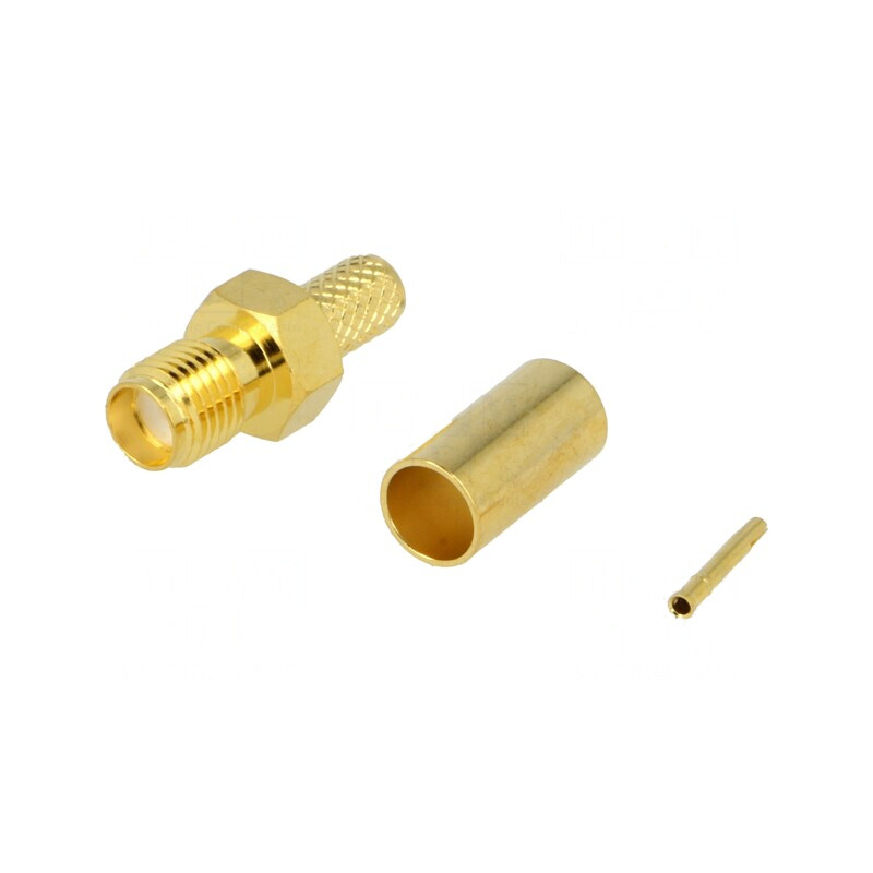 Mufă SMA Mamă RG58 Crimpată | Electronic-mag.ro | Componente Electronice