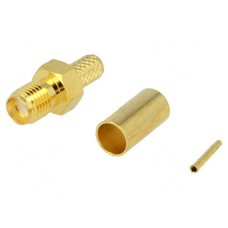 Mufă SMA Mamă RG58 Crimpată | Electronic-mag.ro | Componente Electronice