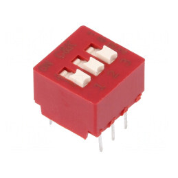 Comutator DIP-SWITCH 3 Secțiuni SMT | Electronic-mag.ro | Componente Electronice