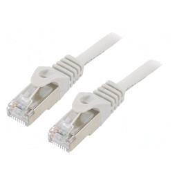 Patch Cord RJ45 F/UTP Cat6 Gri 2m | Electronic-mag.ro | Componente Electronice
