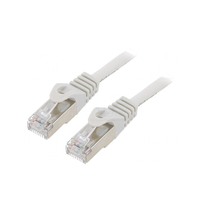 Patch Cord RJ45 F/UTP Cat6 Gri 2m | Electronic-mag.ro | Componente Electronice
