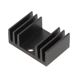 Radiator TO220 Negru 20x29x12mm | Electronic-mag.ro | Componente Electronice