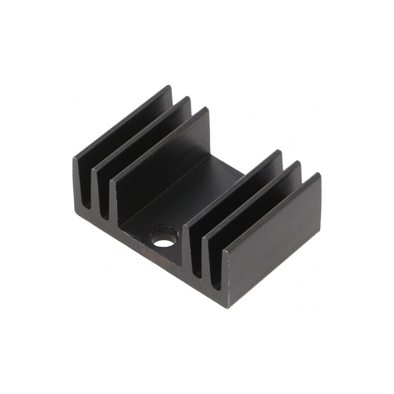 Radiator TO220 Negru 20x29x12mm | Electronic-mag.ro | Componente Electronice