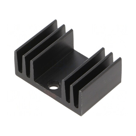 Radiator TO220 Negru 20x29x12mm | Electronic-mag.ro | Componente Electronice