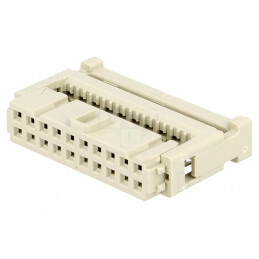 Mufă IDC mamă 20 pini cablu-bandă 1,27mm | Electronic-mag.ro | Componente Electronice