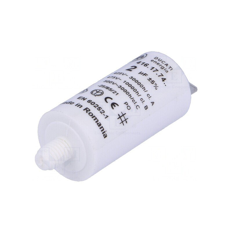 Condensator pentru Motoare 2uF 475VAC | Electronic-mag.ro | Componente Electronice Condensator pentru Motoare 2uF 475VAC | Electronic-mag.ro | Componente Electronice