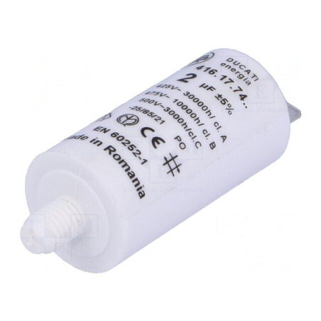 Condensator pentru Motoare 2uF 475VAC | Electronic-mag.ro | Componente Electronice