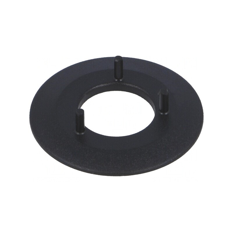 Disc Indicator ABS Neagră Fixare Apăsare | Electronic-mag.ro | Componente Electronice