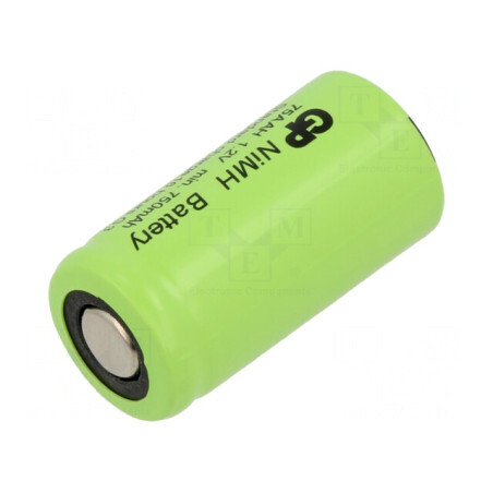 Baterie Reîncărcabilă Ni-MH 2/3AA 1.2V 750mAh | Electronic-mag.ro | Componente Electronice